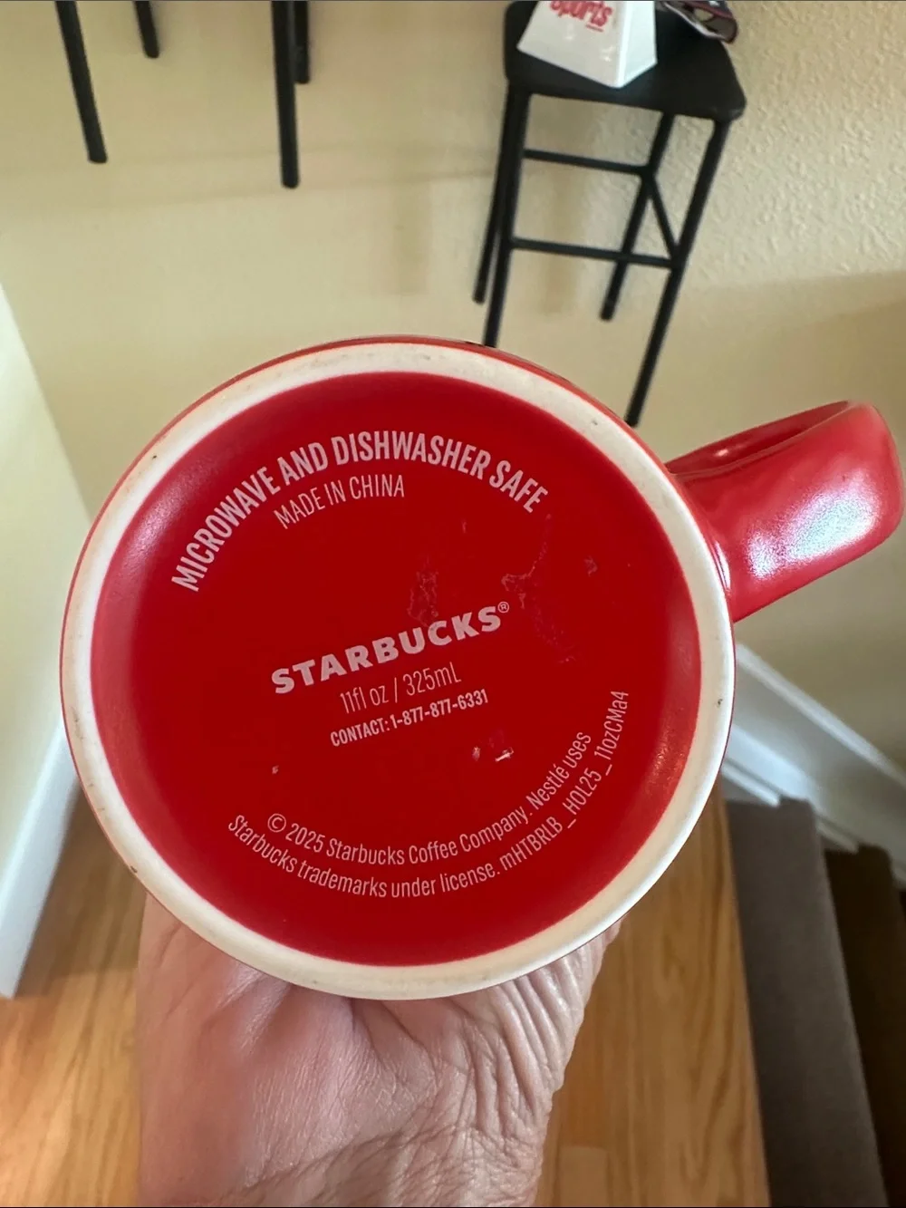 Starbucks red and green mug only